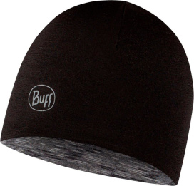 Шапка BUFF LIGHTWEIGHT MERINO REVERSIBLE (24/25) Solid Black